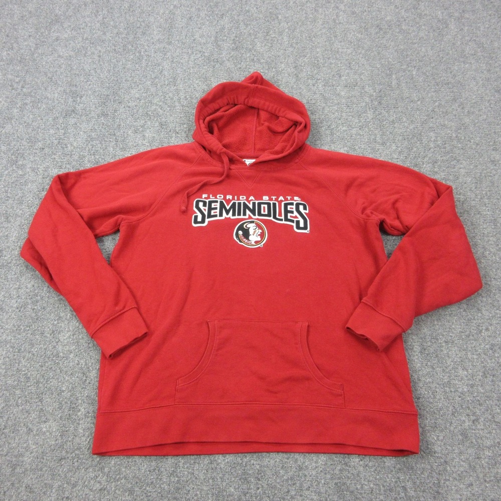 Florida State Seminoles Hoodie Mens XL Red NCAA Football Champion Pullover